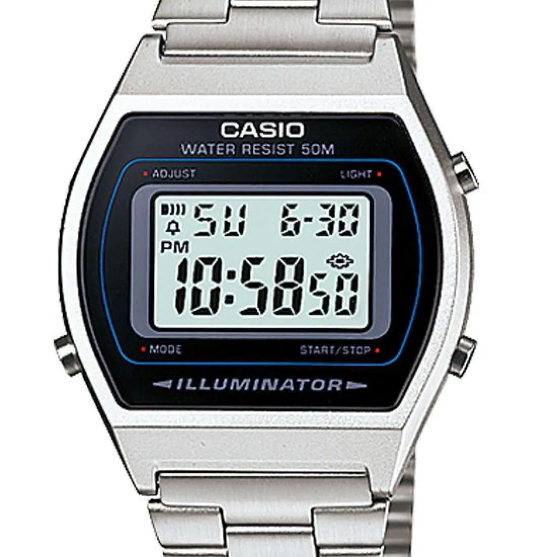 Casio Vintage B640WD-1A Silver Stainless Watch for Men and Women