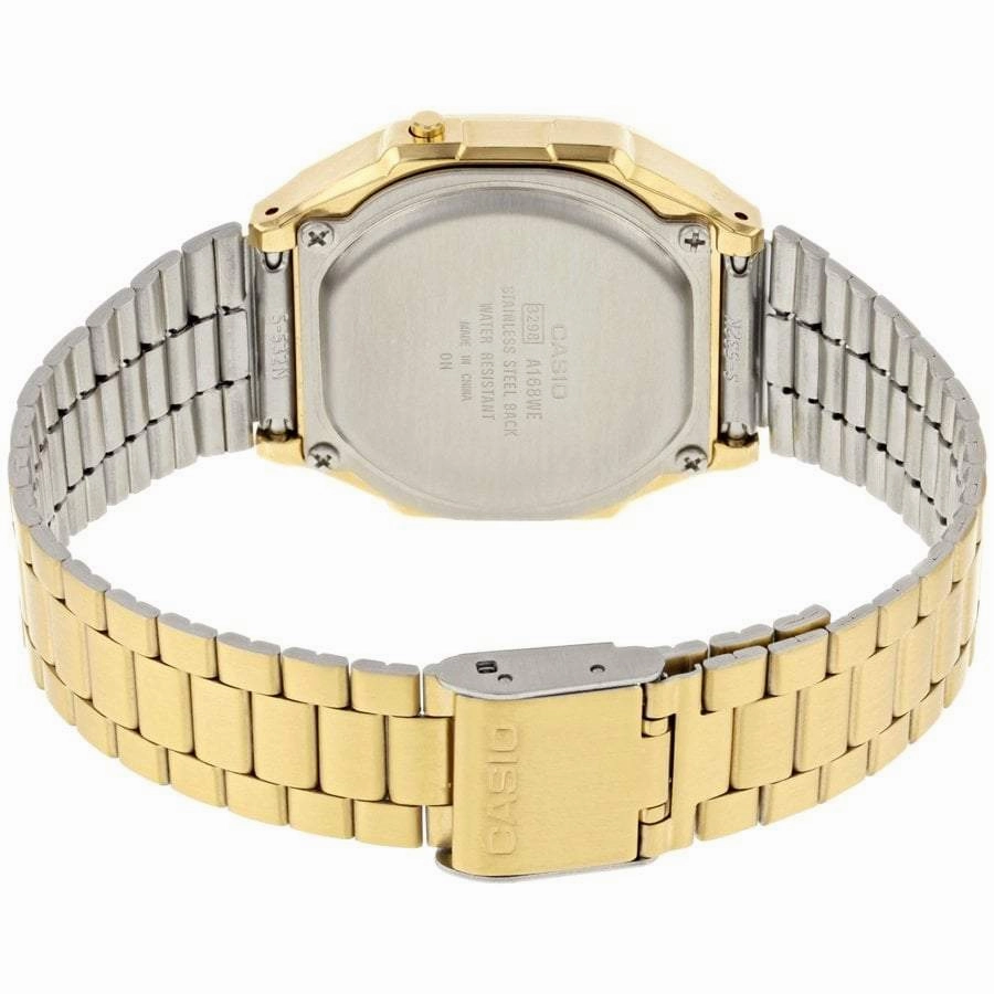 Casio A168WEGM-9DF Gold Stainless Watch for Men and Women