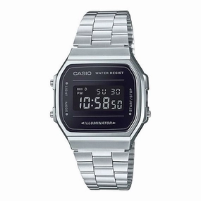 Casio A168WEM-1DF Silver Stainless Watch Unisex