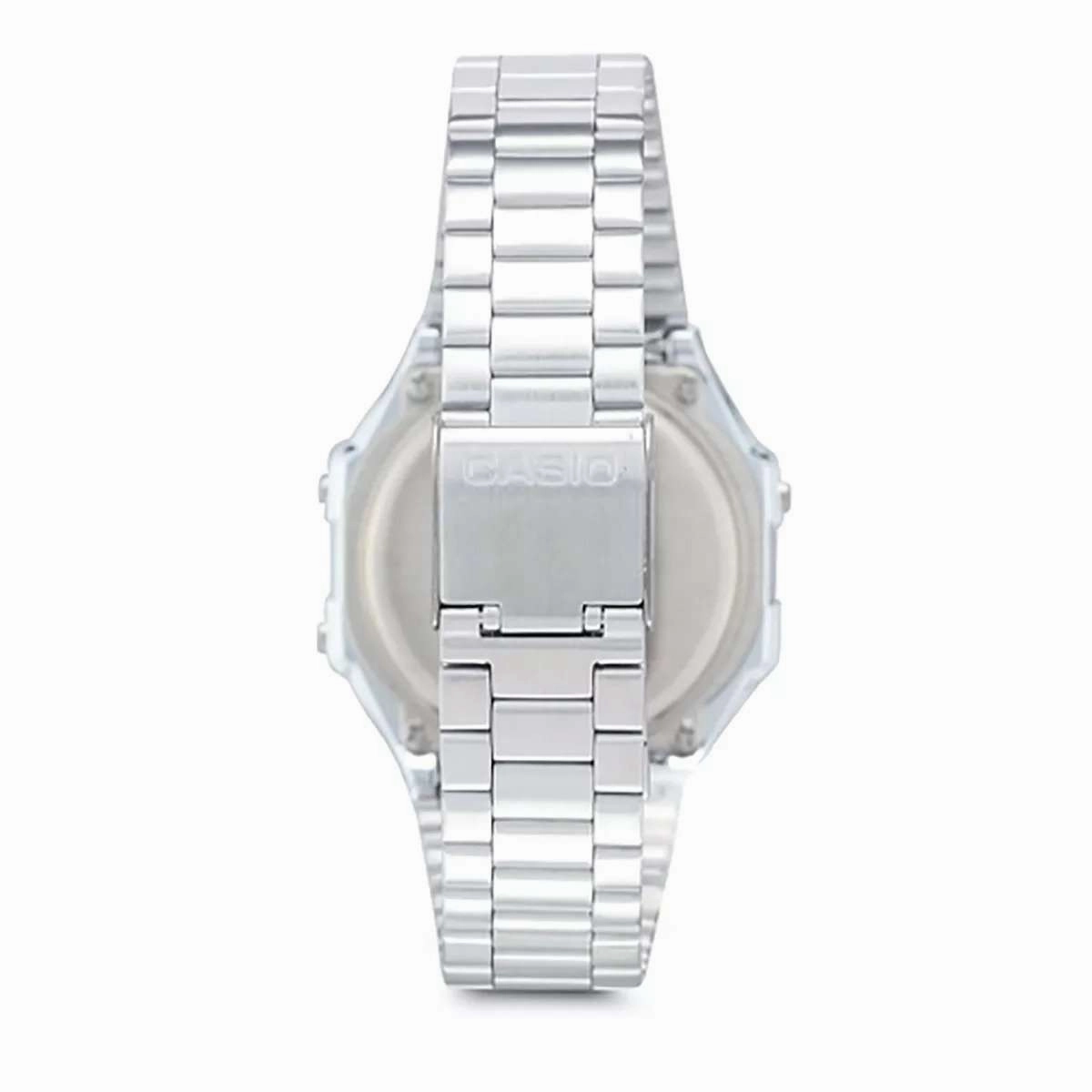 Casio A168WEM-1DF Silver Stainless Watch Unisex