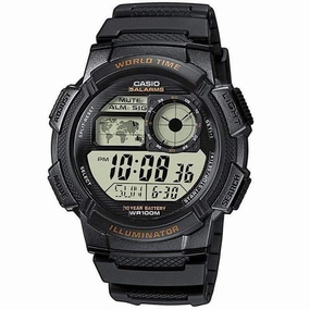 Casio AE-1000W-1A  Black Resin Strap Watch For Men