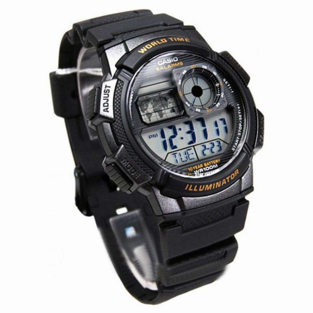 Casio AE-1000W-1A  Black Resin Strap Watch For Men