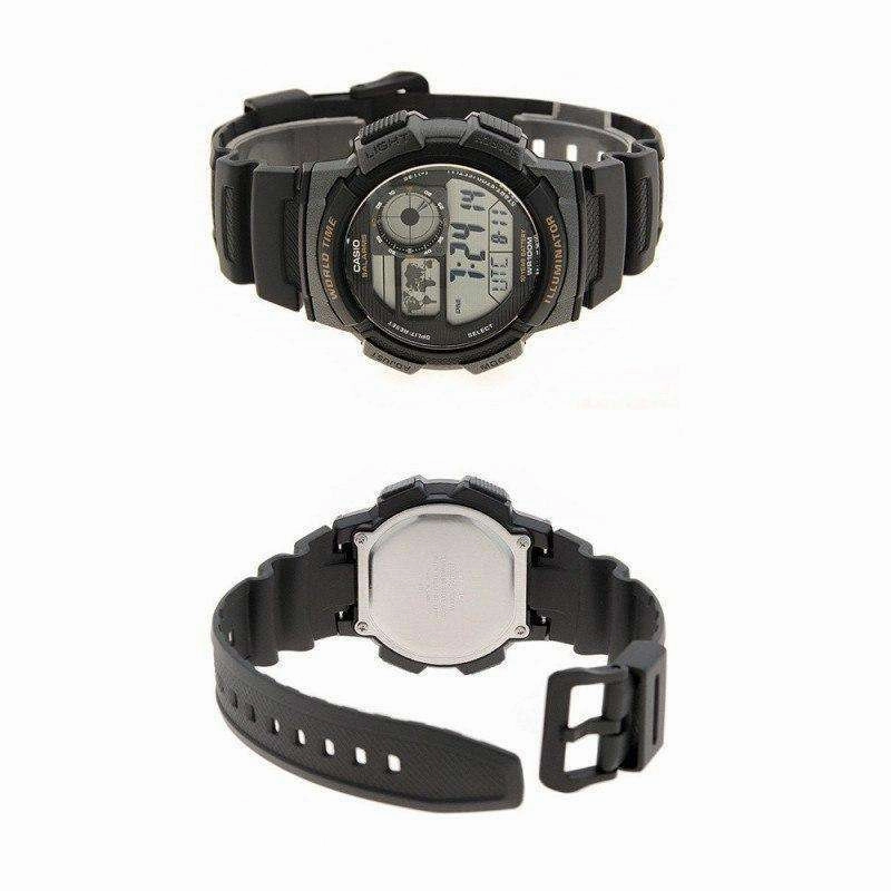 Casio AE-1000W-1A  Black Resin Strap Watch For Men