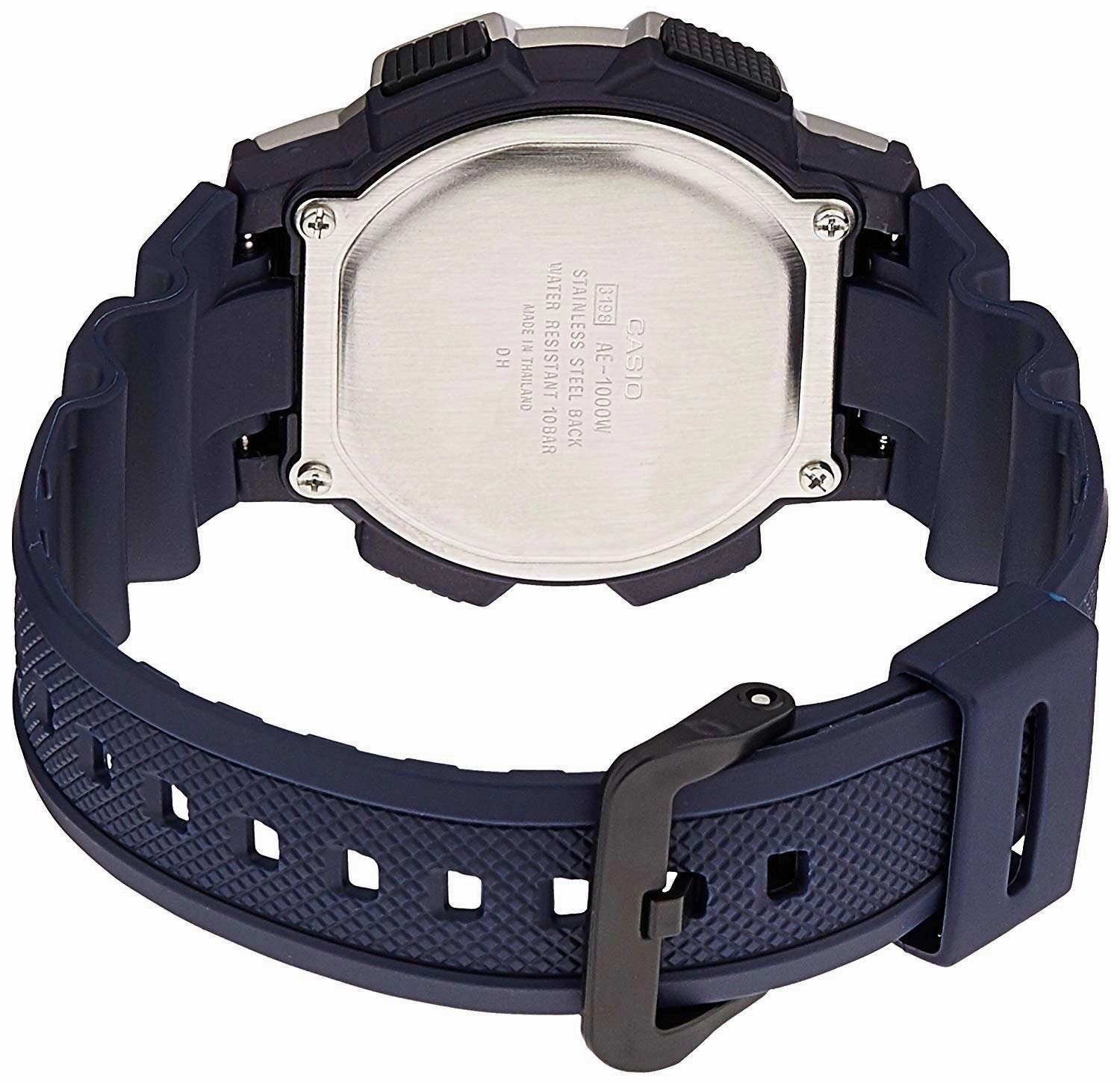 Casio AE-1000W-2A Navy Blue Resin Strap Watch for Men