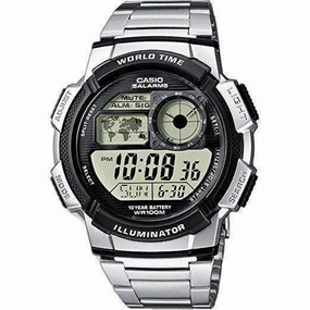 Casio AE-1000WD-1A Silver Stainless Watch for Men
