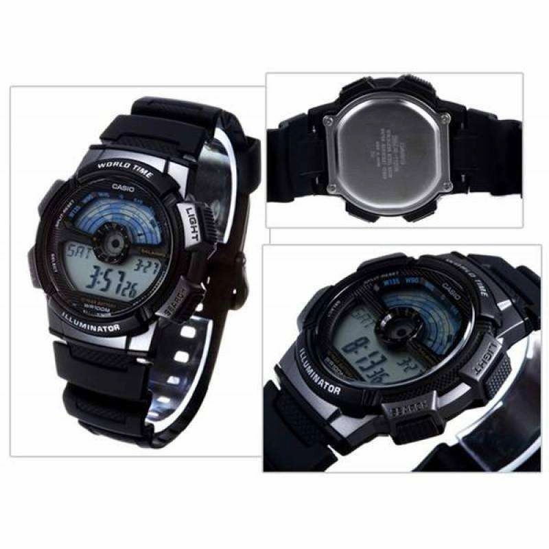 Casio AE-1100W-1A Black Resin Strap Watch For Men