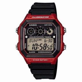 Casio AE-1300WH-4A Black Resin Strap Watch for Men