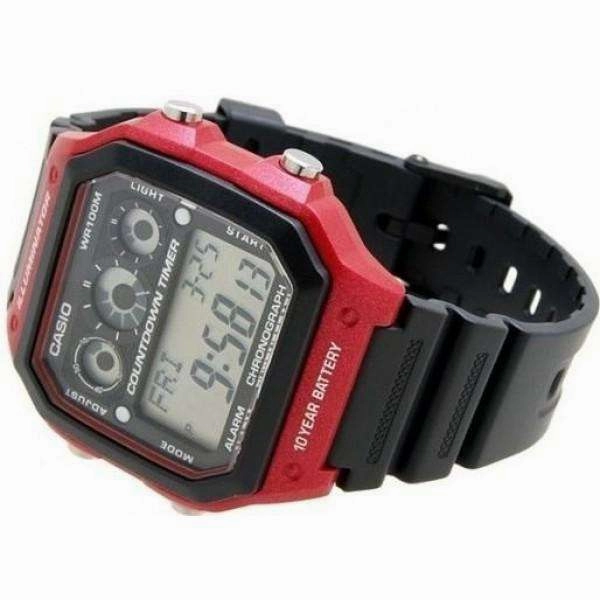 Casio AE-1300WH-4A Black Resin Strap Watch for Men