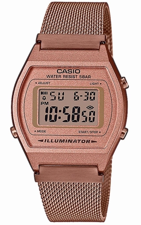 Casio B640WMR-5A Mesh strap Rose Gold watch for Women