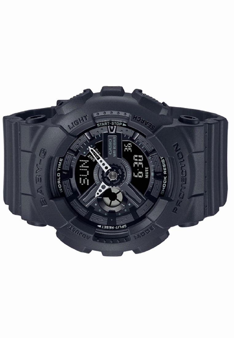 Casio Baby-g BA-110XBC-1A Digital Analog Rubber Strap Watch For Women