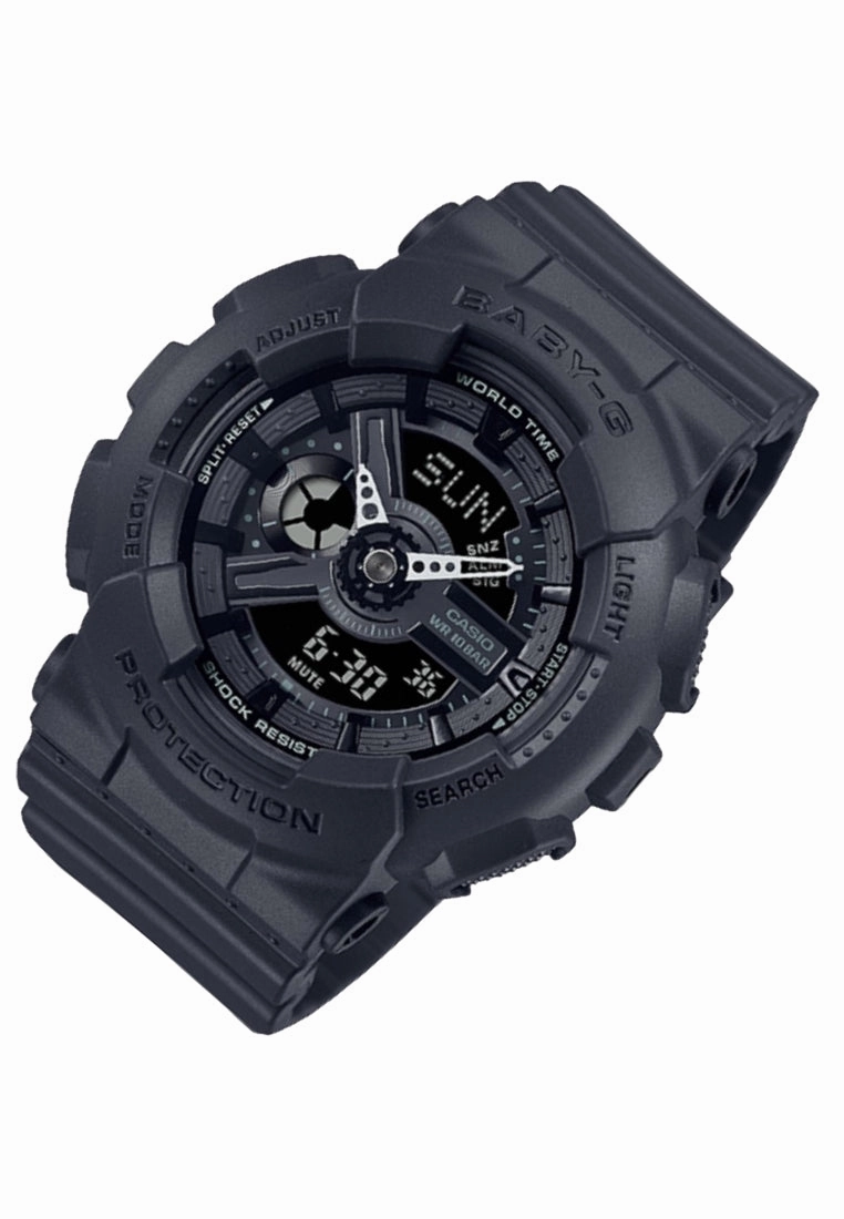 Casio Baby-g BA-110XBC-1A Digital Analog Rubber Strap Watch For Women