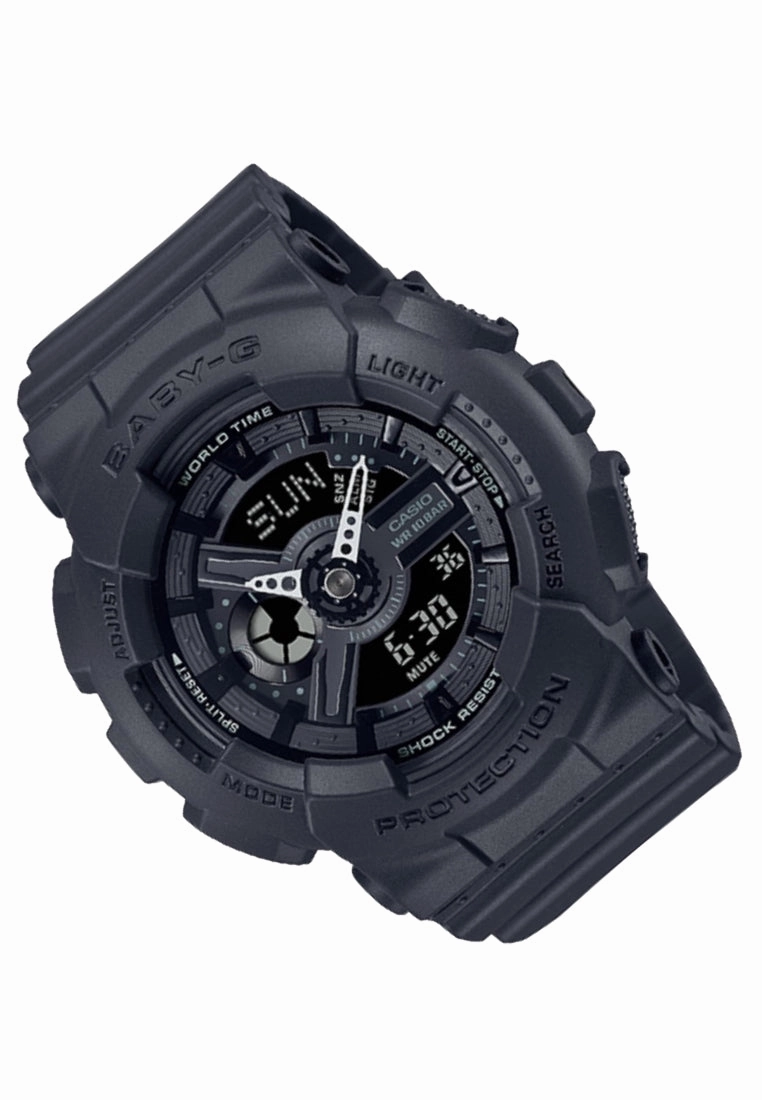 Casio Baby-g BA-110XBC-1A Digital Analog Rubber Strap Watch For Women
