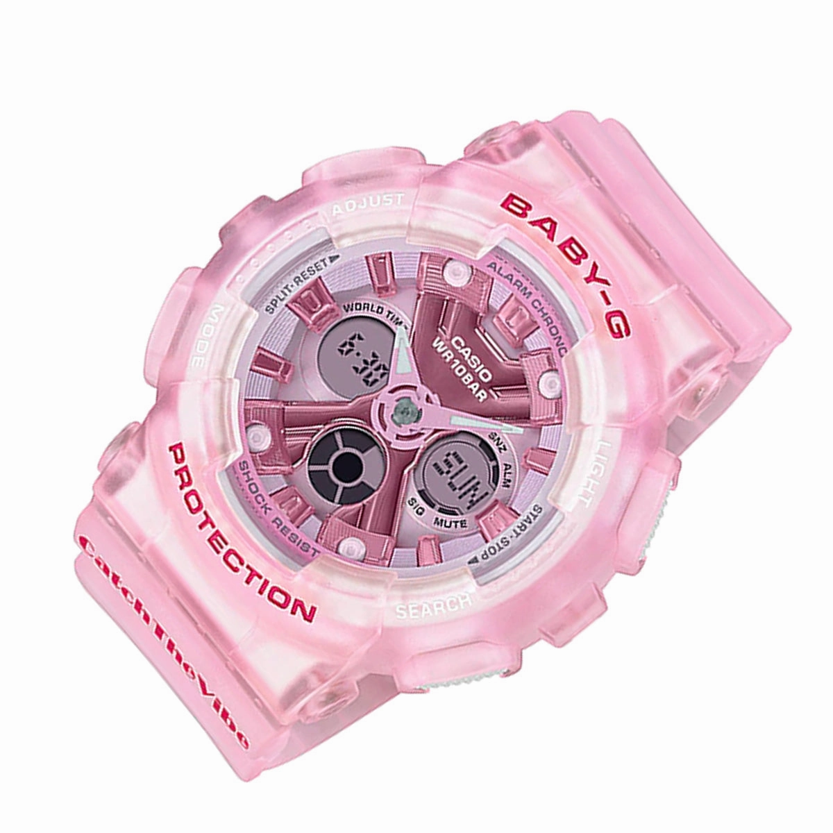 Casio Baby-g BA-130CV-4A Digital Analog Rubber Strap Watch For Women