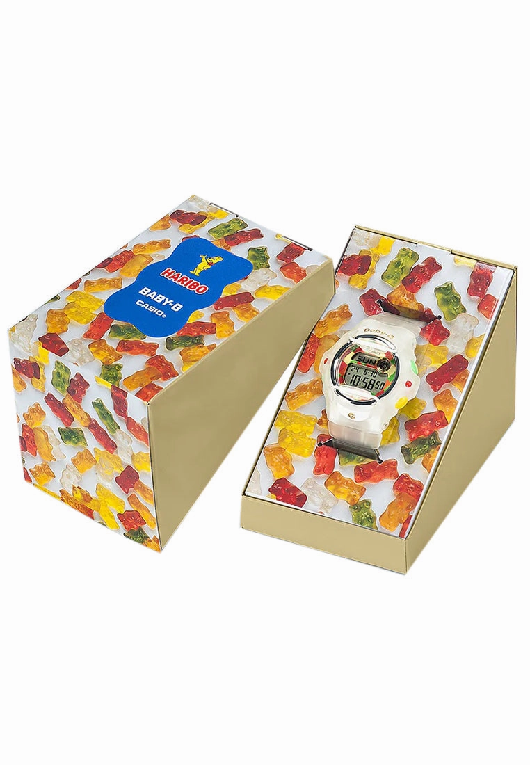 Casio Baby-g BG-169HRB-7DR Haribo Limited Ed Digital Rubber Strap Watch For Women