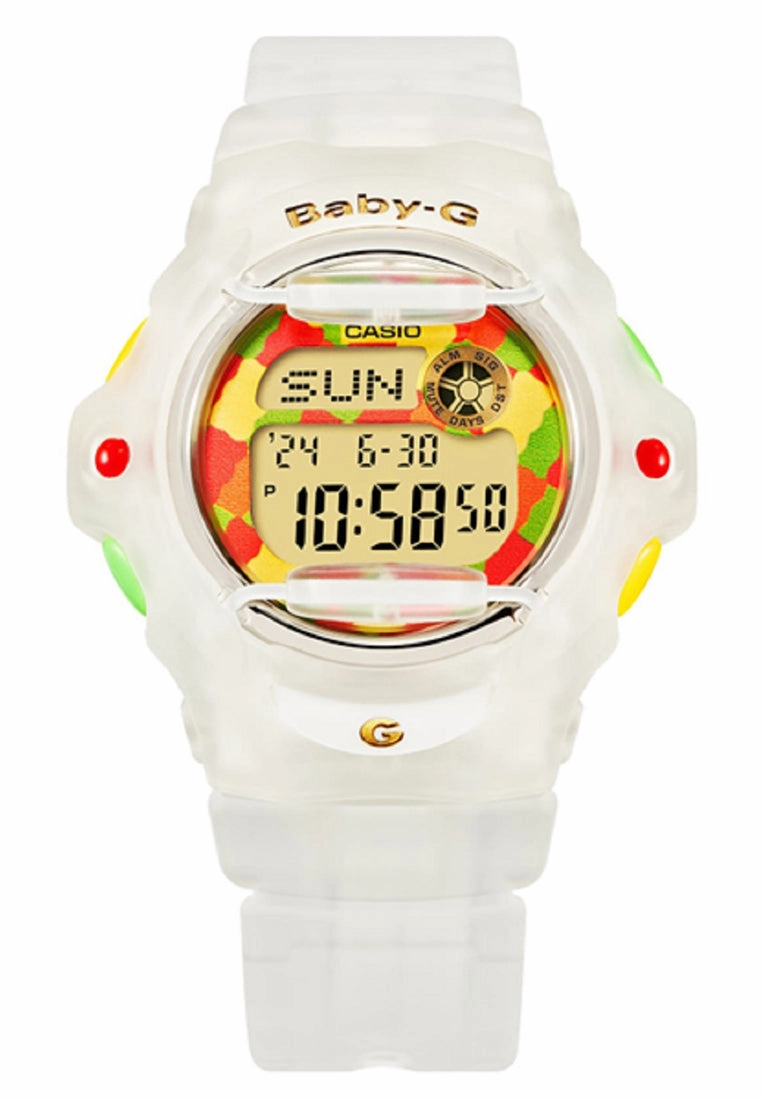 Casio Baby-g BG-169HRB-7DR Haribo Limited Ed Digital Rubber Strap Watch For Women