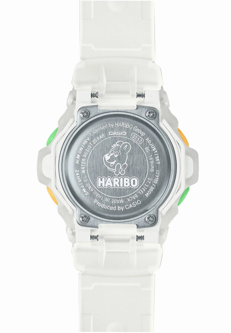Casio Baby-g BG-169HRB-7DR Haribo Limited Ed Digital Rubber Strap Watch For Women