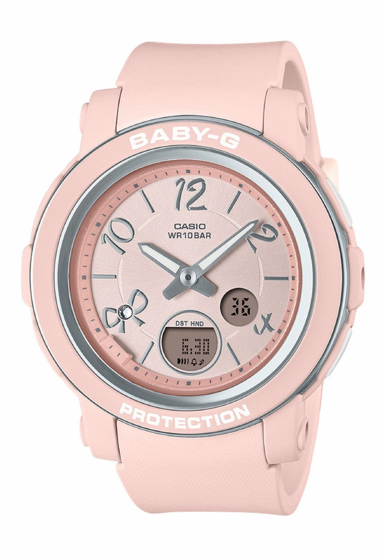 Casio Baby-g BGA-290RA-4A Digital Analog Rubber Strap Watch for Women