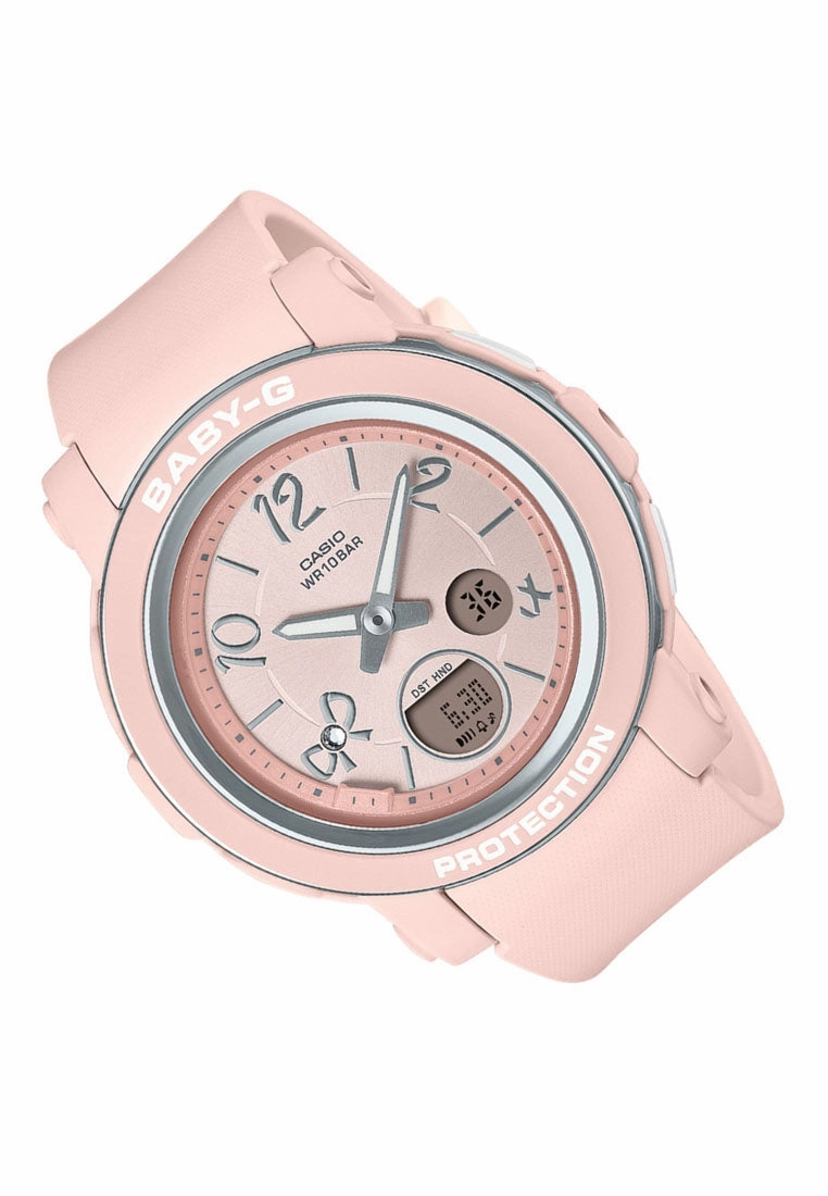 Casio Baby-g BGA-290RA-4A Digital Analog Rubber Strap Watch for Women