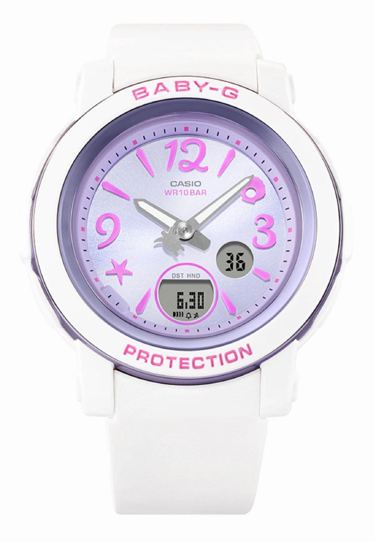 Casio Baby-g BGA-290US-6A Digital Analog Rubber Strap Watch for Women