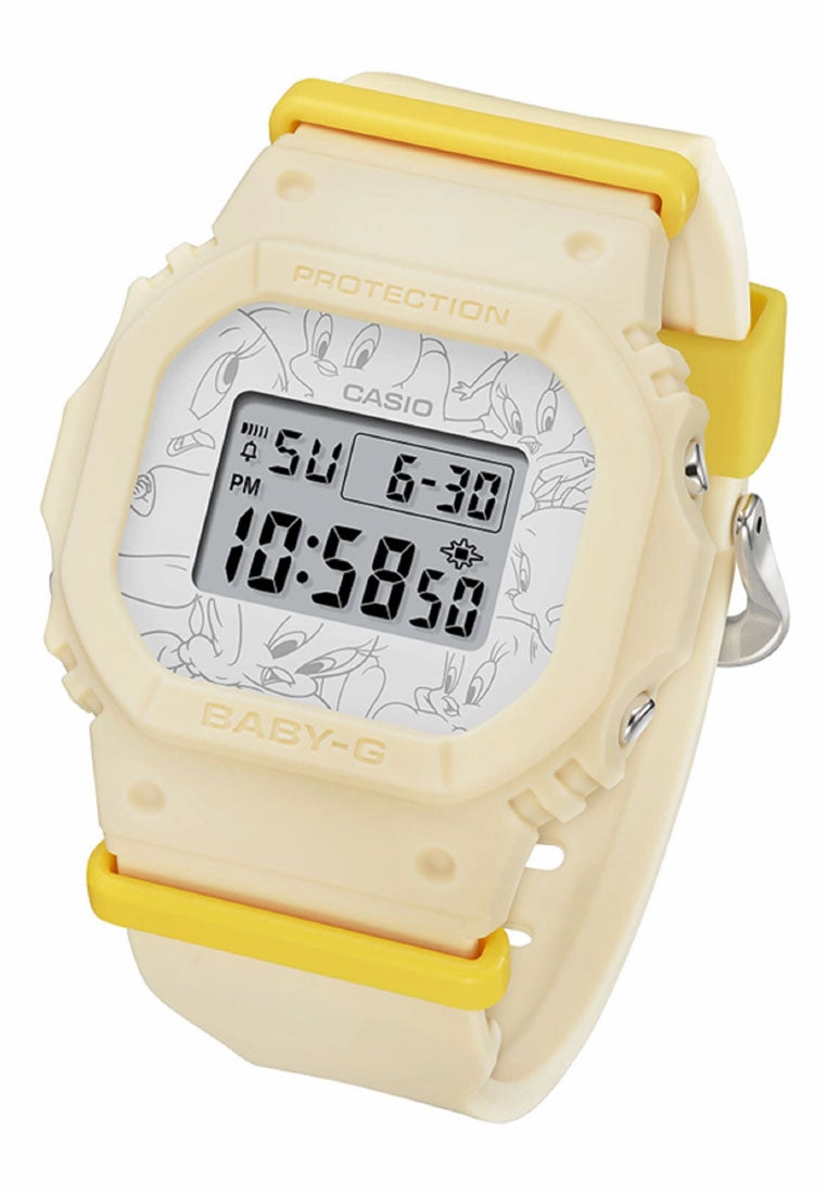 Casio Baby-g BGD-565TW-5DR Tweety Digital Rubber Strap Watch for Women