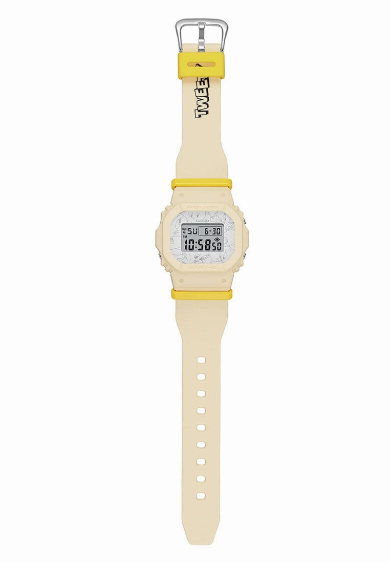 Casio Baby-g BGD-565TW-5DR Tweety Digital Rubber Strap Watch for Women