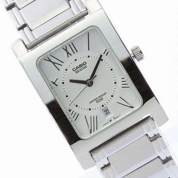 Casio BEM-100D-7A2VDF Silver Stainless Watch for Men and Women