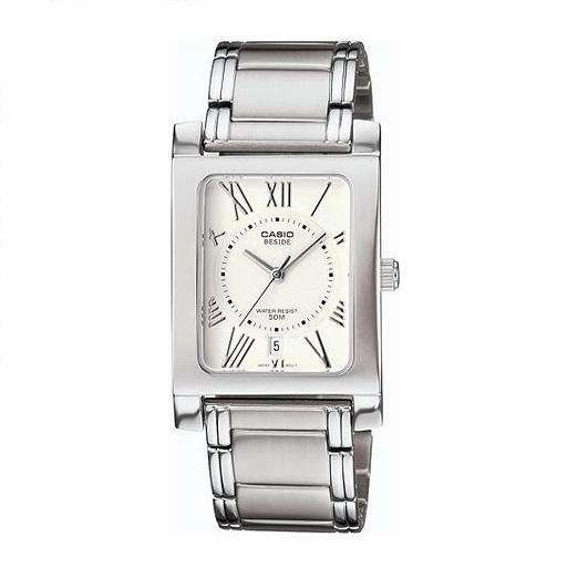 Casio BEM-100D-7A2VDF Silver Stainless Watch for Men and Women
