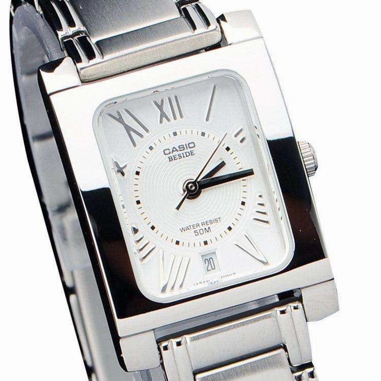 Casio BEM-100D-7A2VDF Silver Stainless Watch for Men and Women