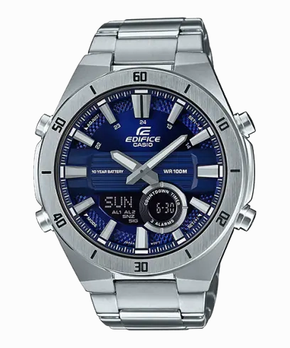 Casio Edifice Analog Digital Blue Dial Watch ERA110D-2A