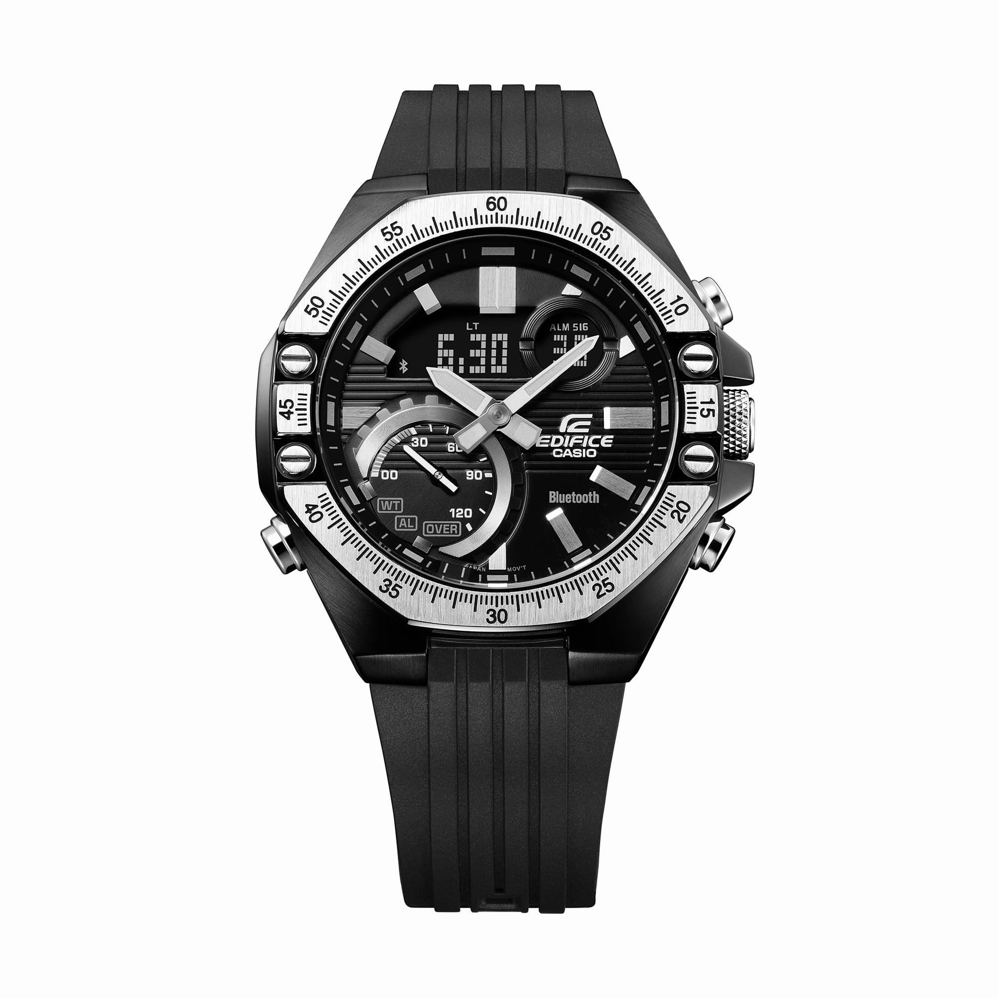 Casio Edifice Automotive Toolkit Inspired Design Series Black Resin Band Watch ECB10TP-1A