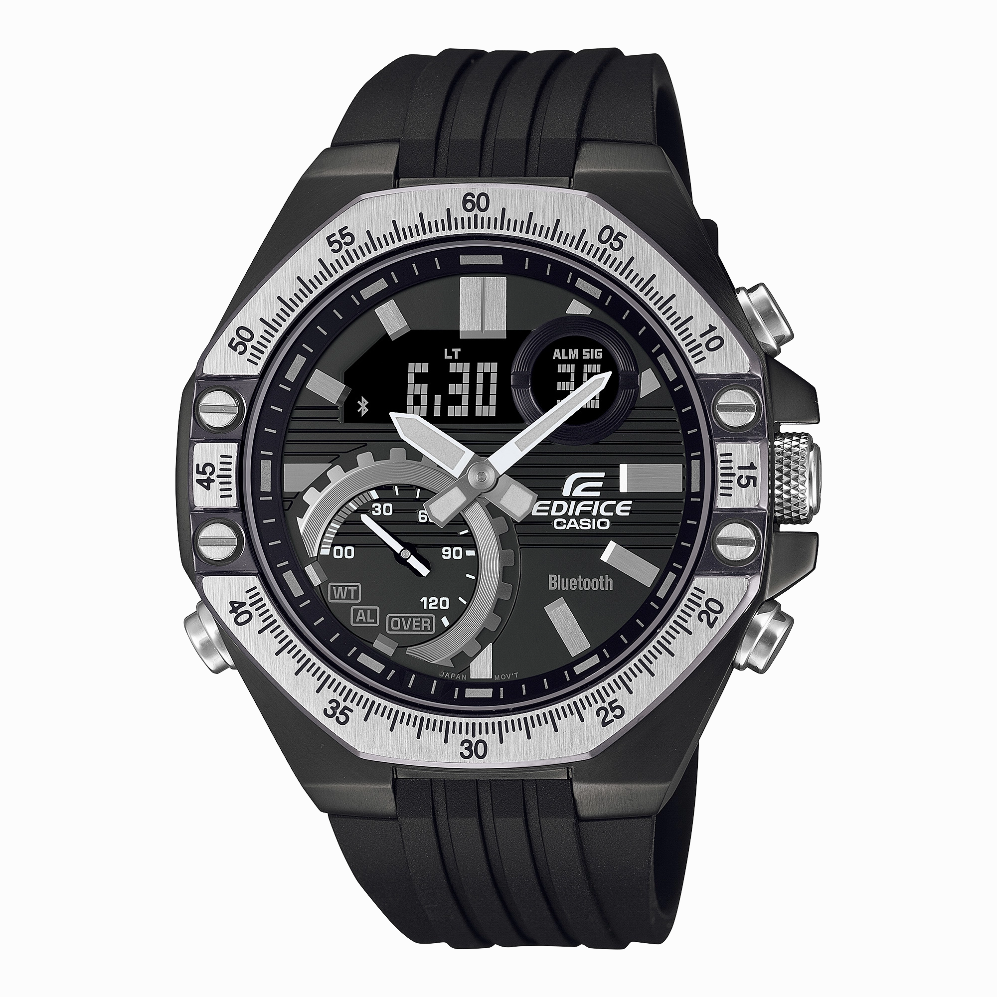 Casio Edifice Automotive Toolkit Inspired Design Series Black Resin Band Watch ECB10TP-1A