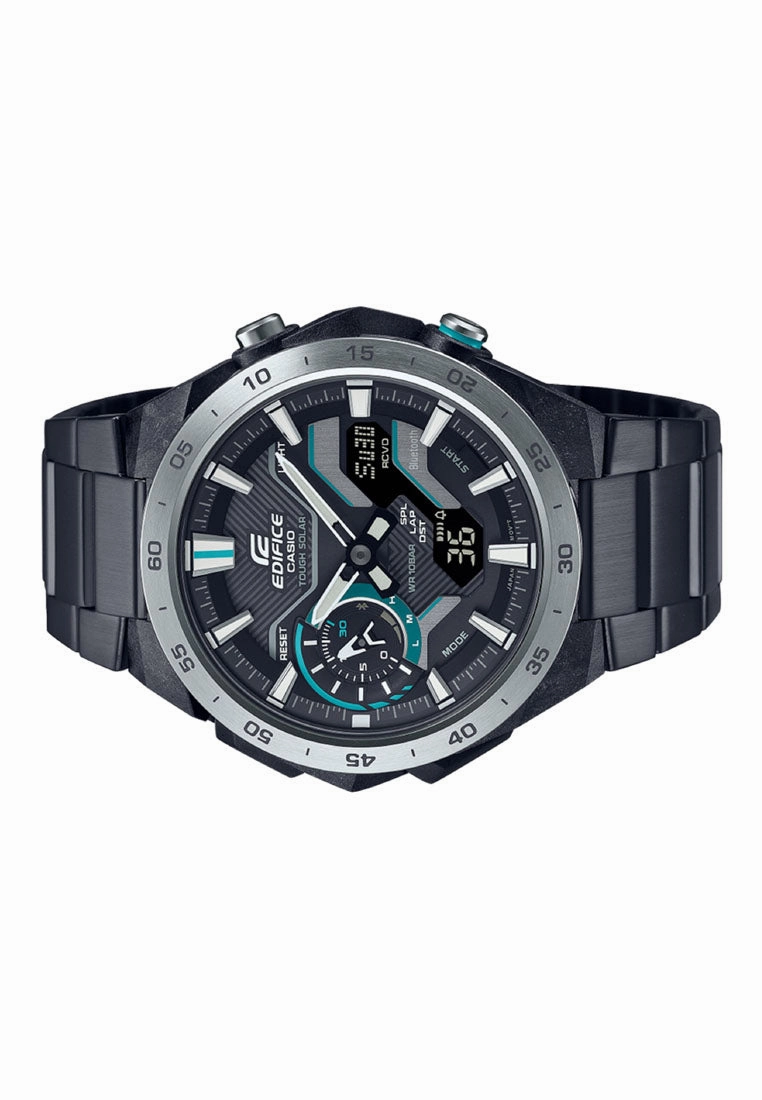 Casio Edifice ECB-2200DD-1A Analog Stainless Steel Strap Bluetooth Solar Watch For Men