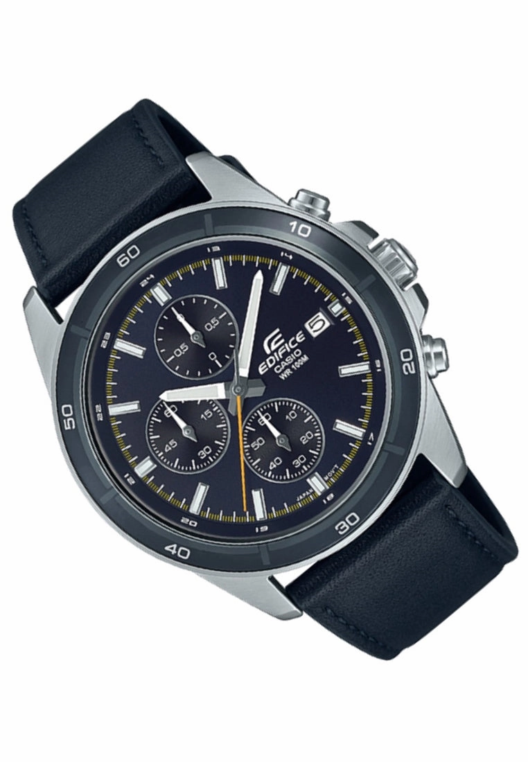 Casio Edifice EFR-526L-2C Chonograph  Stainless Steel Stap Watch   For Men