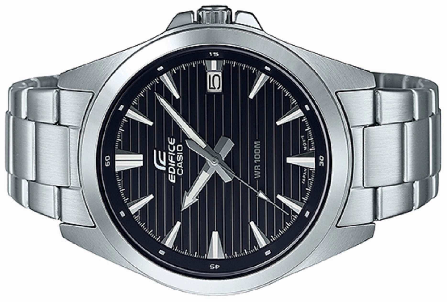 Casio Edifice EFV-140D-1A Analog Stainless Steel Strap Watch For Men