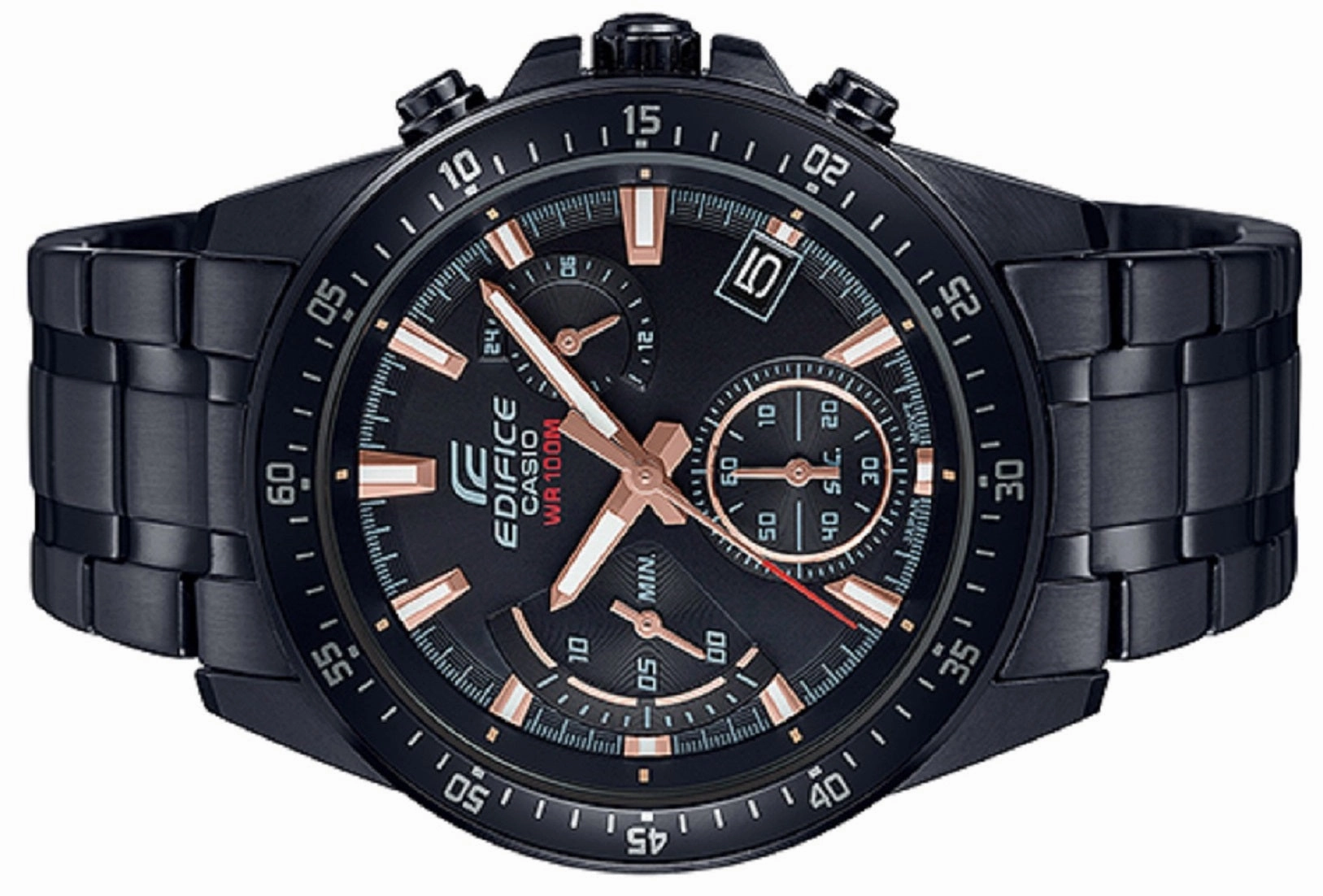 Casio Edifice EFV-540DC-1B Chronograph Stainless Steel Strap Watch For Men