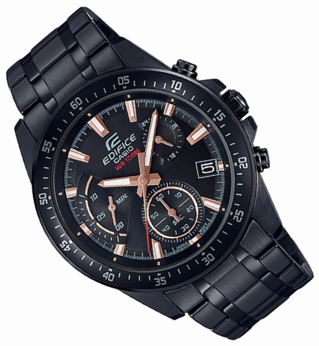 Casio Edifice EFV-540DC-1B Chronograph Stainless Steel Strap Watch For Men