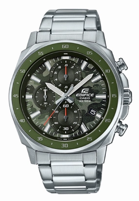 Casio Edifice EFV-600D-3C Chronograph Stainless Steel Strap Watch For Men