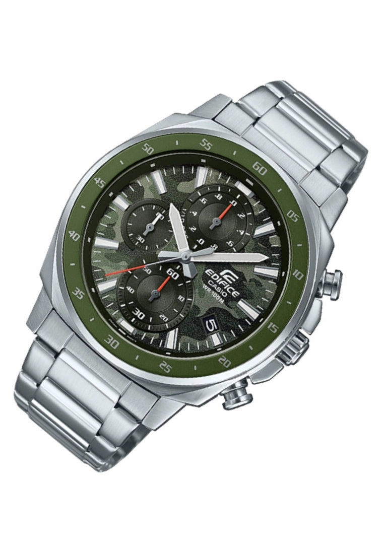 Casio Edifice EFV-600D-3C Chronograph Stainless Steel Strap Watch For Men