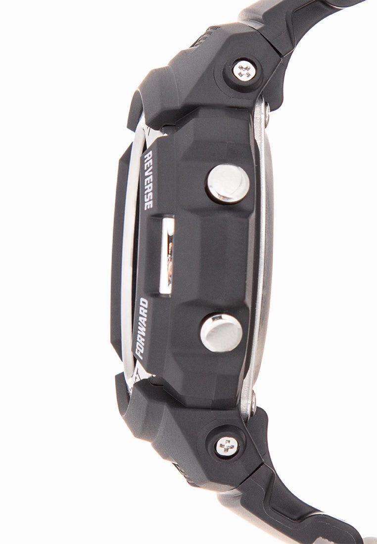 Casio G-shock AW-590-1A Digital Analog Rubber Strap Watch For Men