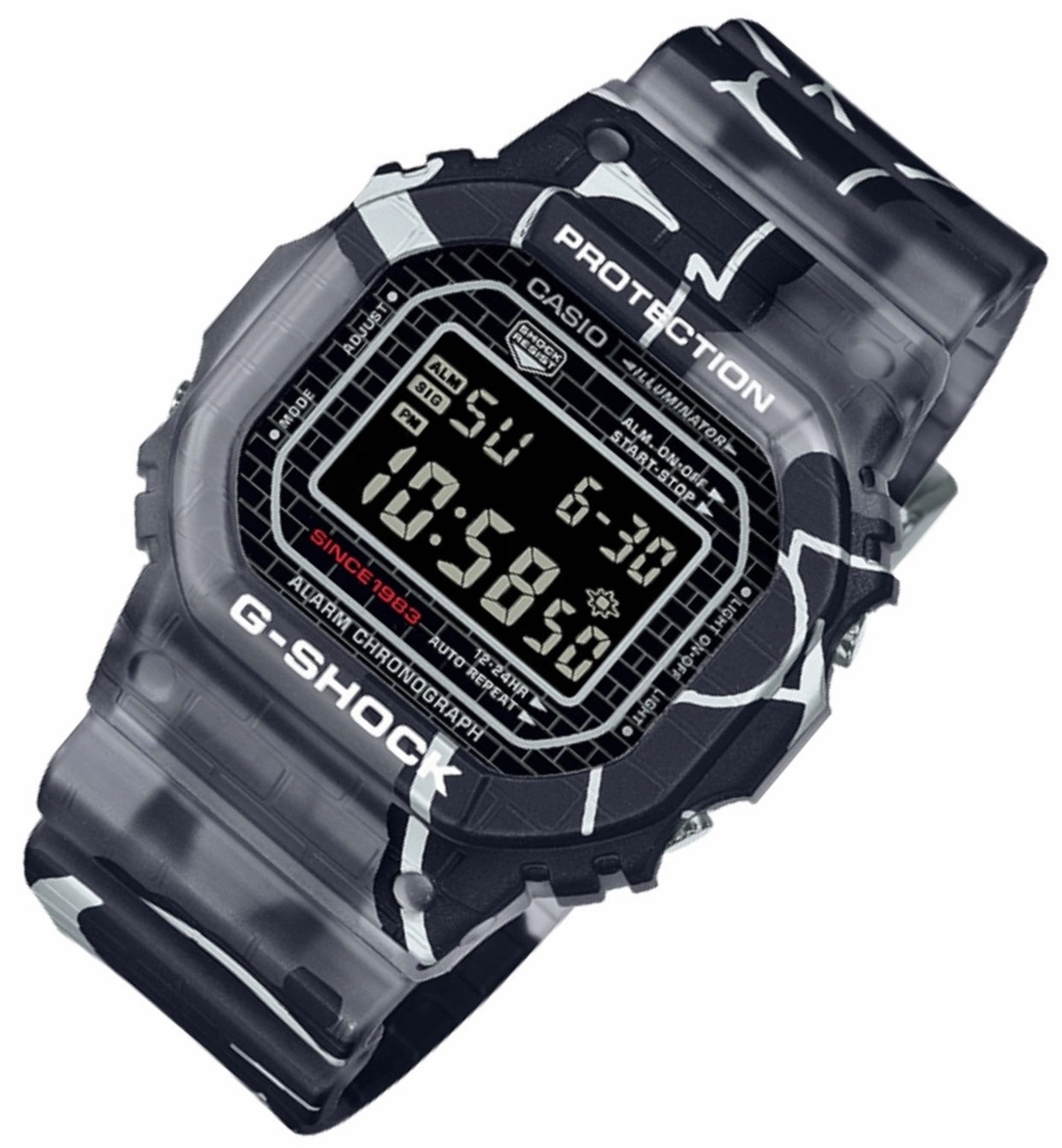 Casio G-shock DW-5000SS-1DR Digital Rubber Strap Watch For Men