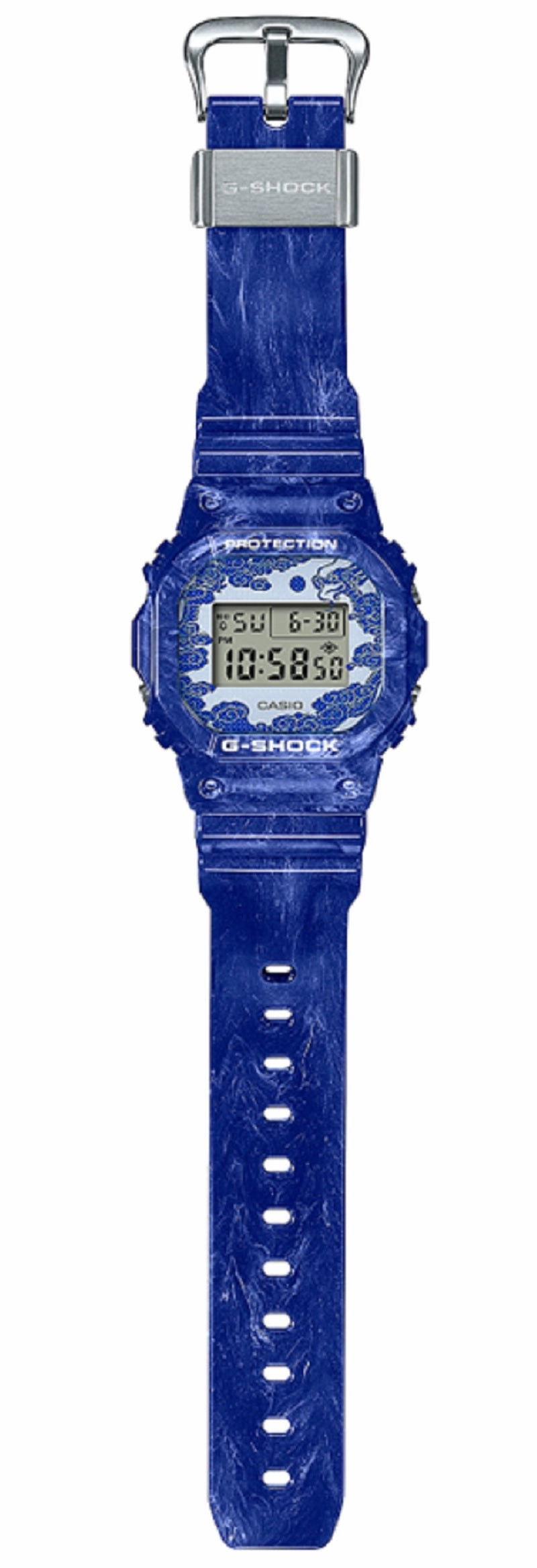 Casio G-shock DW-5600BWP-2DR Digital Rubber Strap Watch For Men