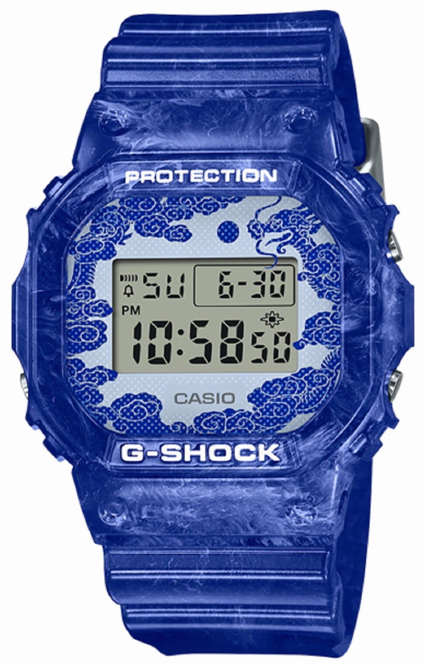Casio G-shock DW-5600BWP-2DR Digital Rubber Strap Watch For Men