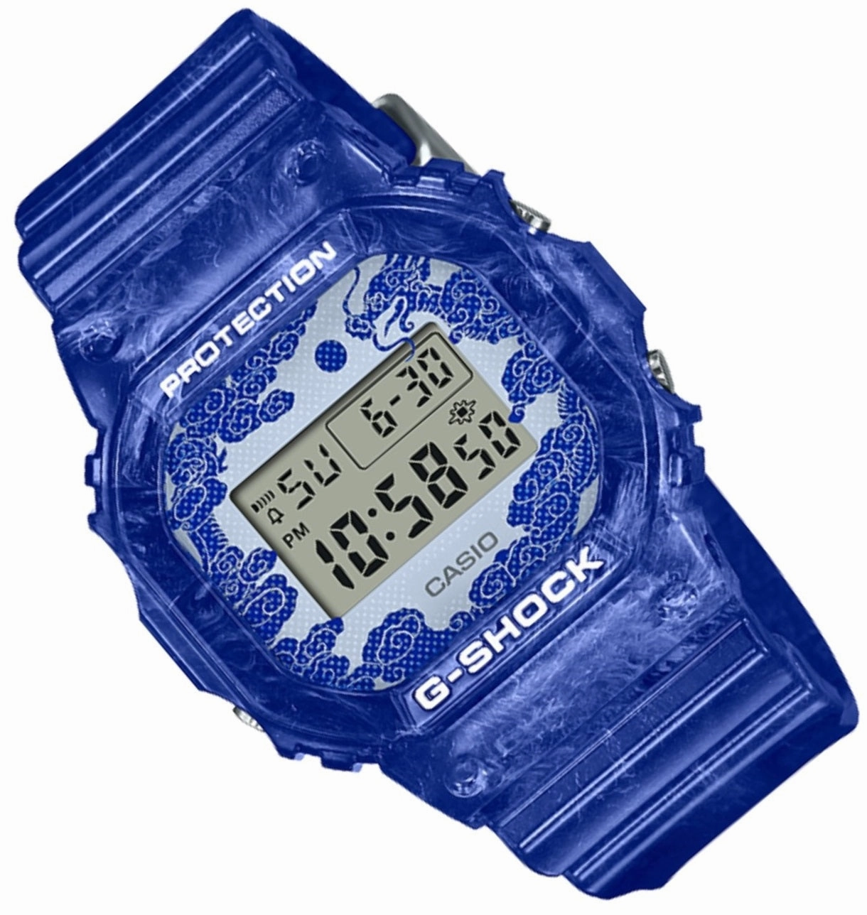 Casio G-shock DW-5600BWP-2DR Digital Rubber Strap Watch For Men