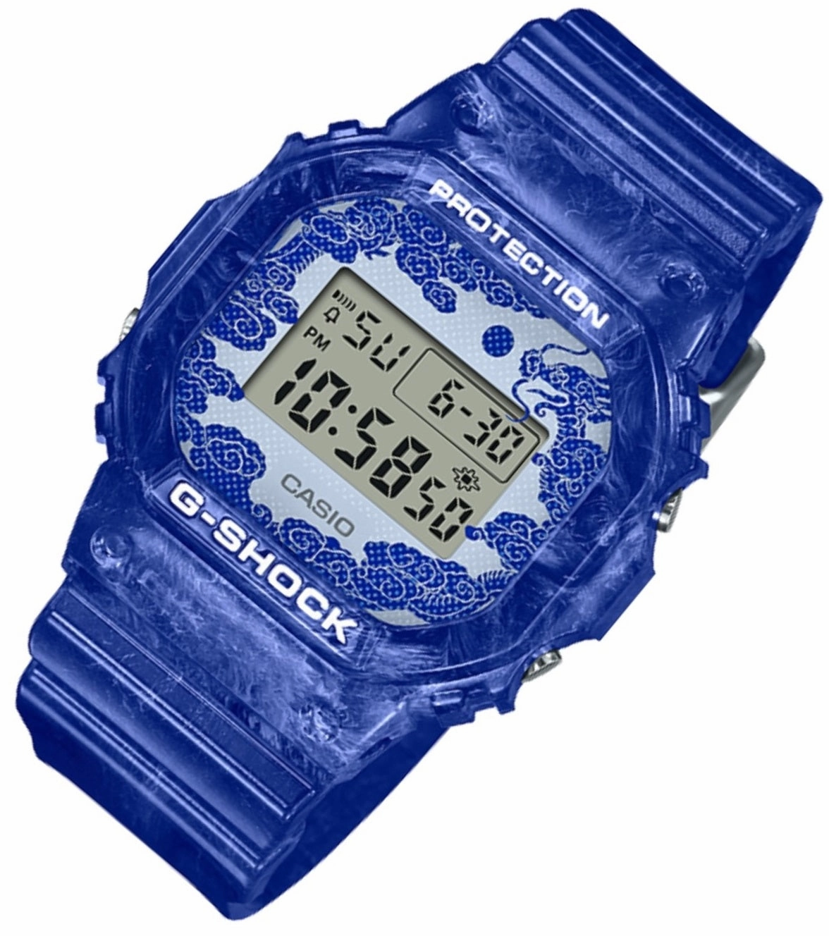 Casio G-shock DW-5600BWP-2DR Digital Rubber Strap Watch For Men