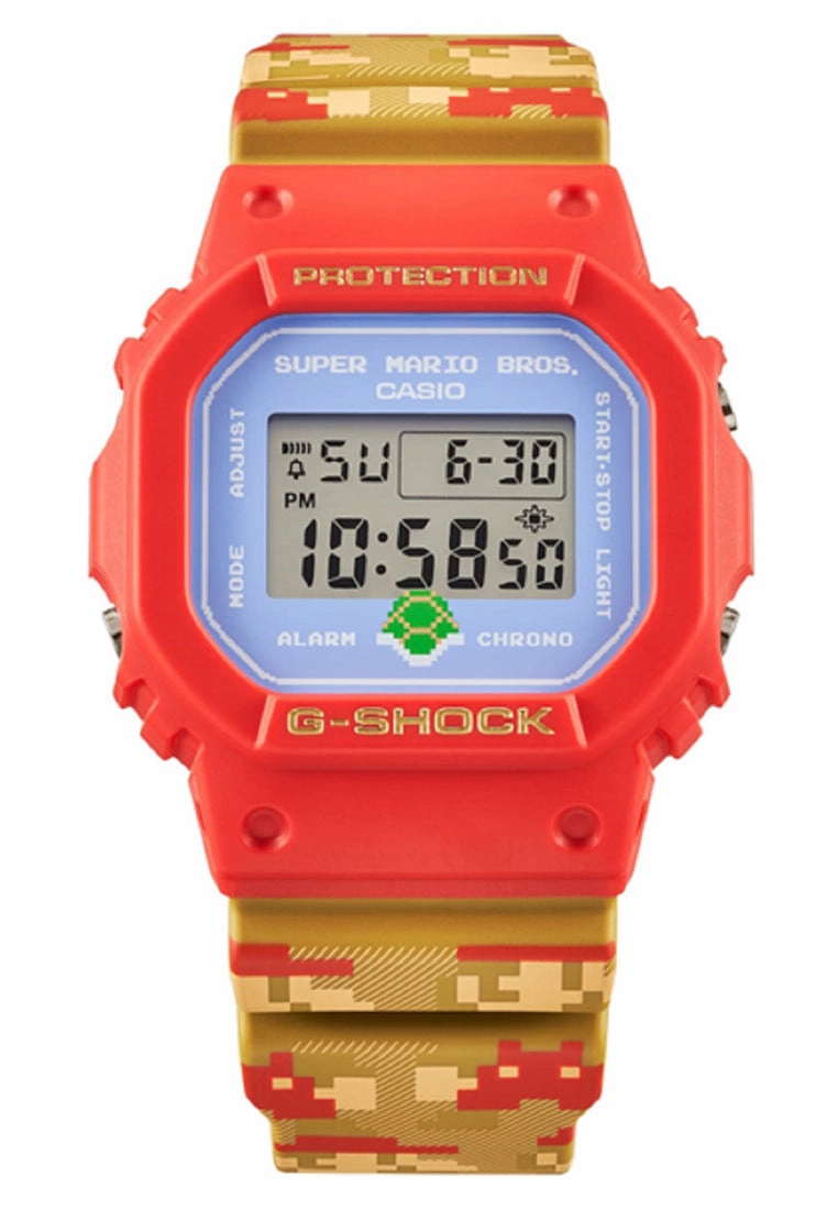 Casio G-shock DW-5600SMB-4DR Super Mario Digital Rubber Strap Watch For Men