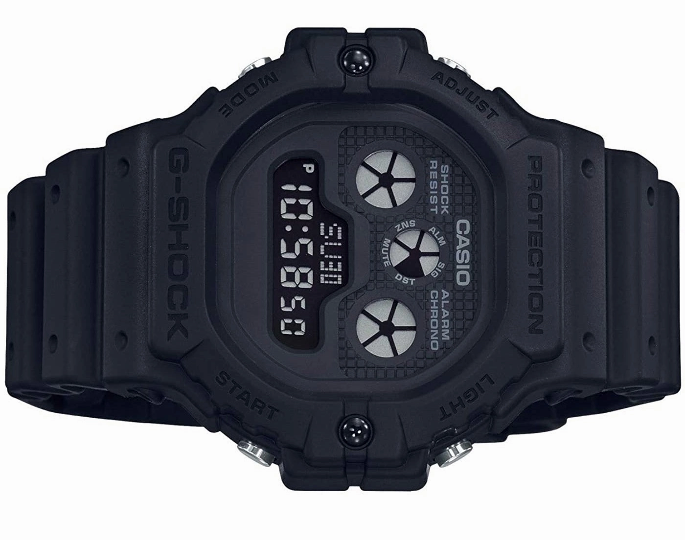 Casio G-shock DW-5900BB-1 Digital Rubber Strap Watch For Men