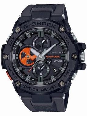 Casio G-Shock G-Steel Bluetooth Black IP Mens Watch GSTB100B-1A4