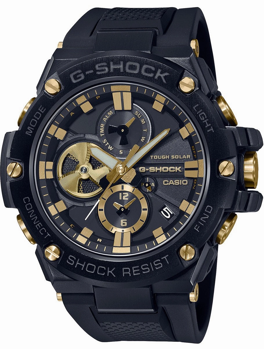 Casio G-Shock G-Steel Carbon Bezel Bluetooth Mens Watch GSTB100GC-1A