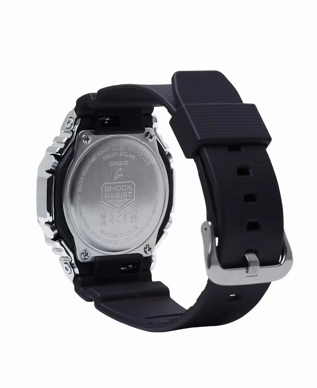 Casio G-Shock G-Steel METALLIC VAPOR Bluetooth Solar Mens Watch GBM2100A-1A3