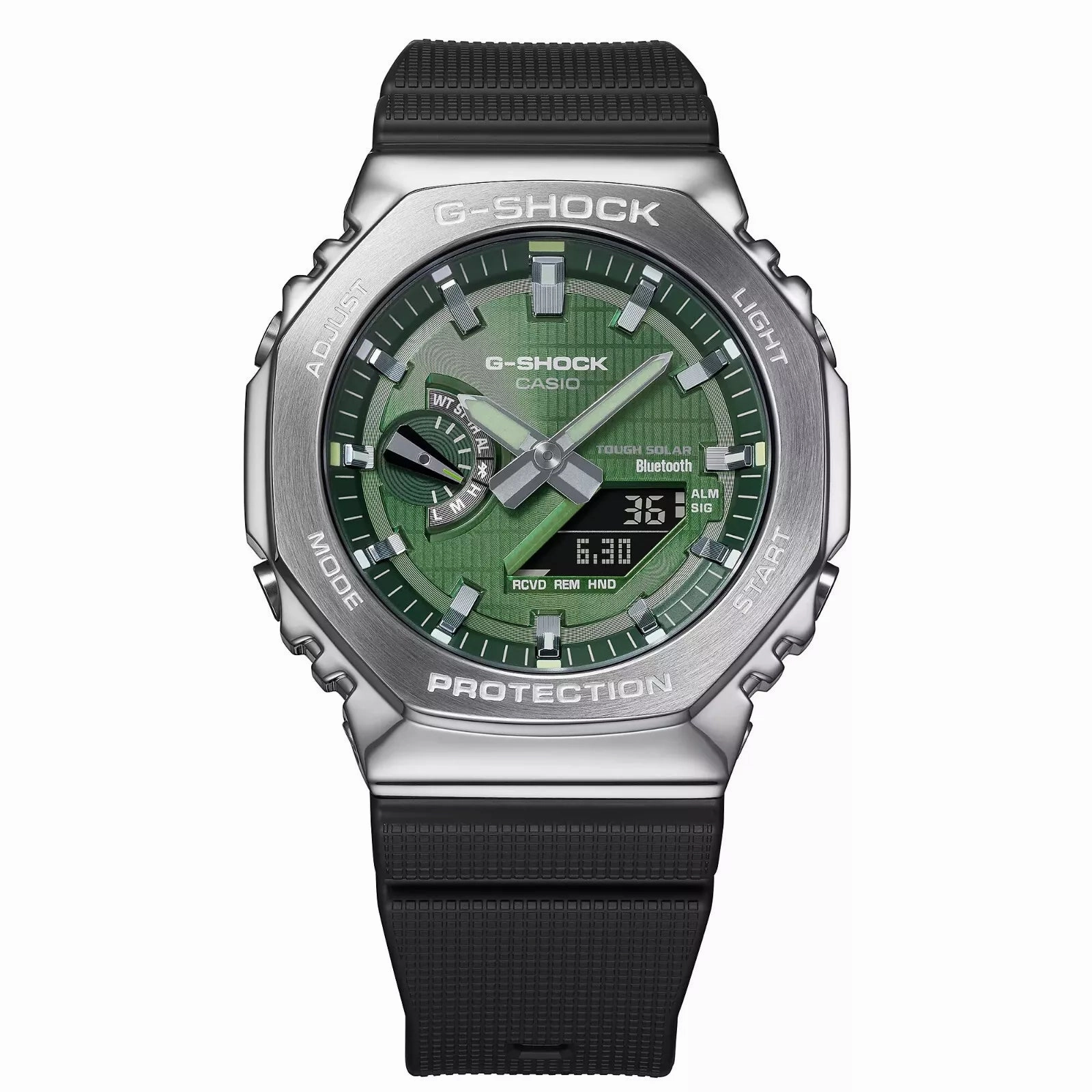 Casio G-Shock G-Steel METALLIC VAPOR Bluetooth Solar Mens Watch GBM2100A-1A3